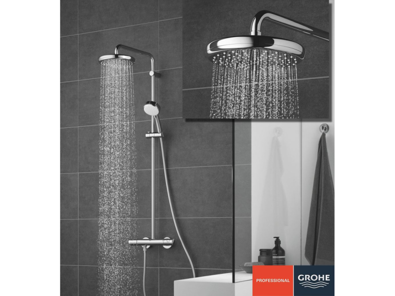 GROHE Душ система с термостатен смесител TEMPESTA SYSTEM 250 26670001