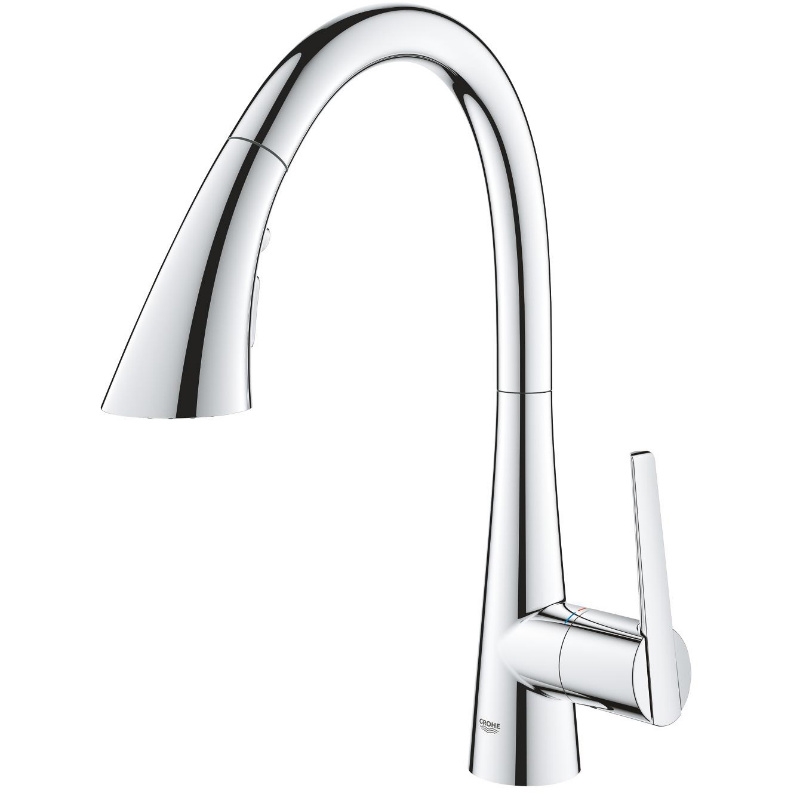 GROHE Кухненски смесител с издърпващ се чучур (висок) с 3 функции 360° завъртане ZEDRA 32294002 