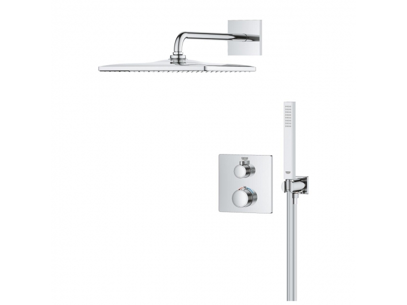 GROHE Комплект душ гарнитура за вграждане с термостат GROHTHERM RAINSHOWER MONO 310 CUBE 34870000