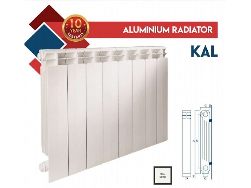 Испански алуминиеви радиатори All Therm Kal H600