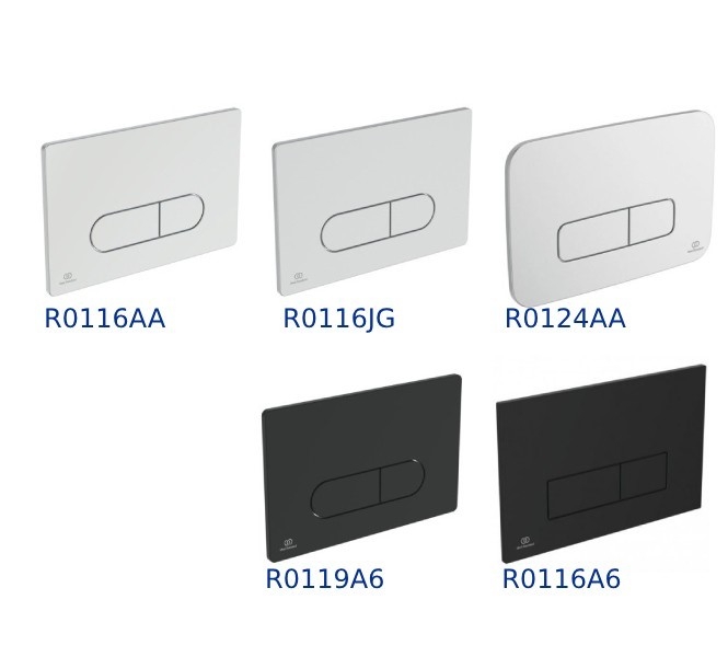 Комплект структура за вграждане TESI RimLS+ R059501 Ideal Standard – бутон по избор