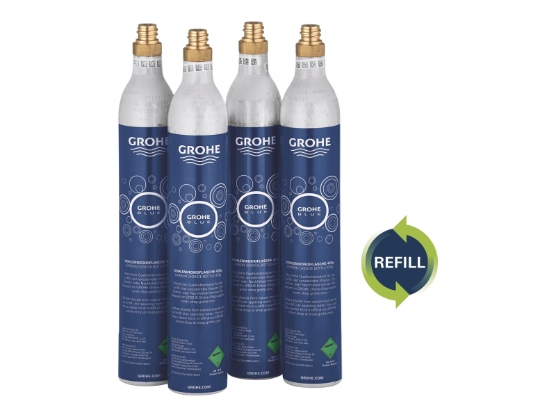 GROHE Blue 4бр. пълнители за 425 G CO2 бутилки 40687000