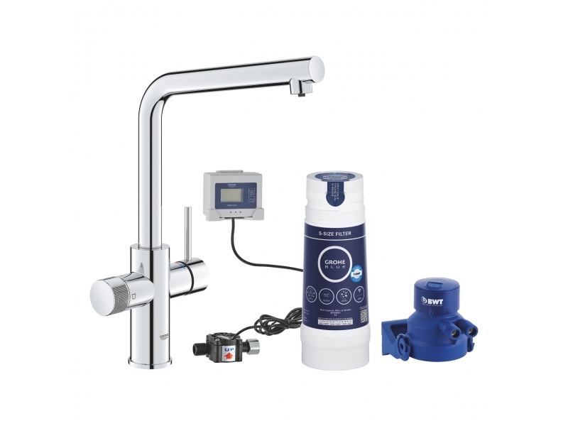 Кухненски смесител за филтрирана вода GROHE Blue Pure Minta 30589000