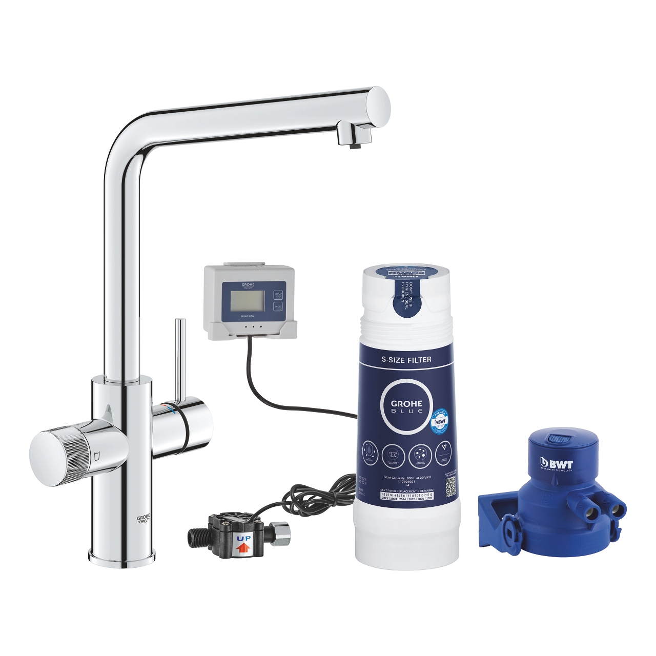 Кухненски смесител за филтрирана вода GROHE Blue Pure Minta 30589000