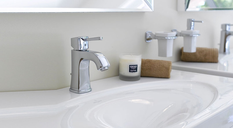 GROHE Смесител за умивалник 1/2″, едноръкохватков, M-размер GRANDERA 23303000