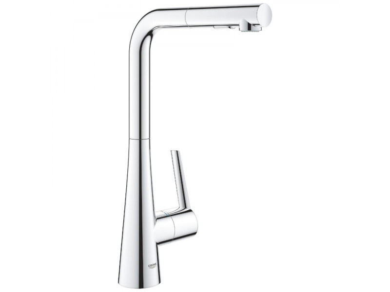 GROHE Кухненски смесител с издърпващ се чучур с 2 функции и 360° завъртане ZEDRA 32553002