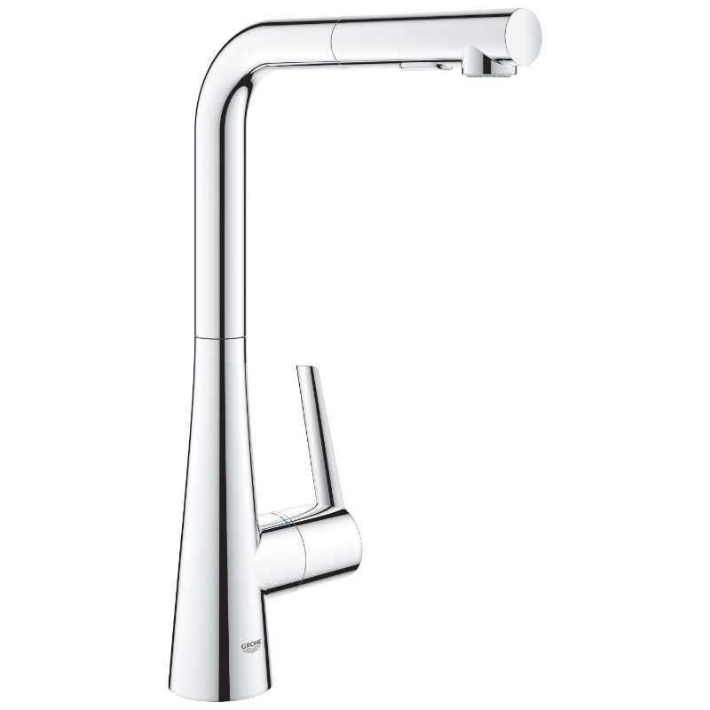 GROHE Кухненски смесител с издърпващ се чучур с 2 функции и 360° завъртане ZEDRA 32553002