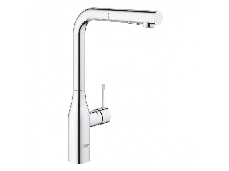 GROHE Кухненски смесител с L-чучур издърпващ се с 2 функции 360° завъртане ESSENCE 30270000