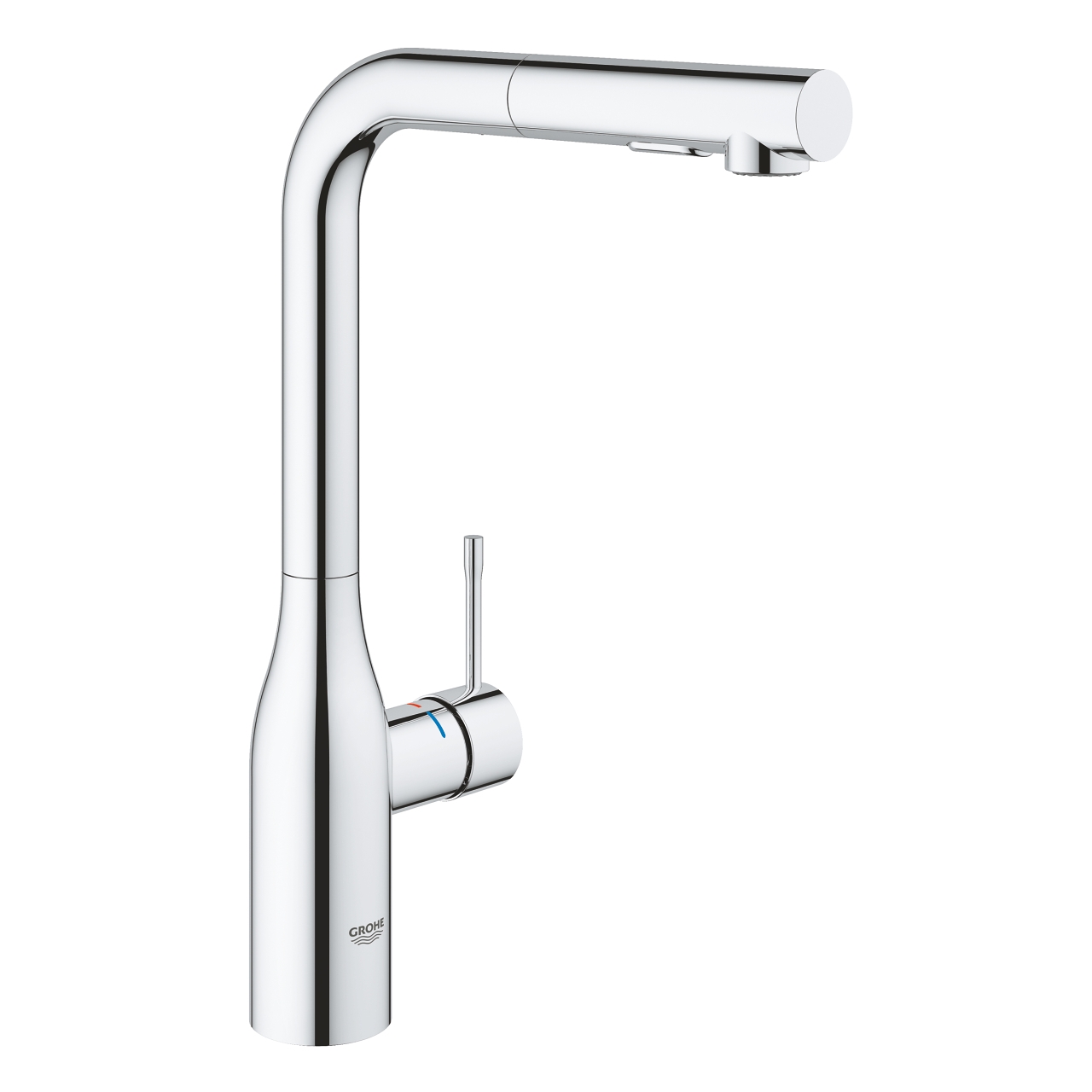 GROHE Кухненски смесител с L-чучур издърпващ се с 2 функции 360° завъртане ESSENCE 30270000